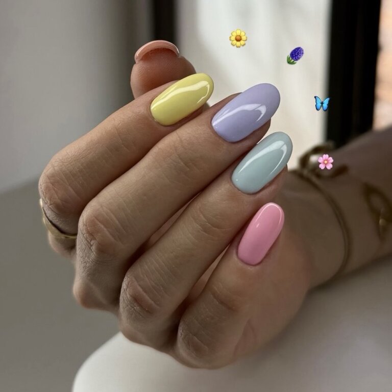 Manucure colorée